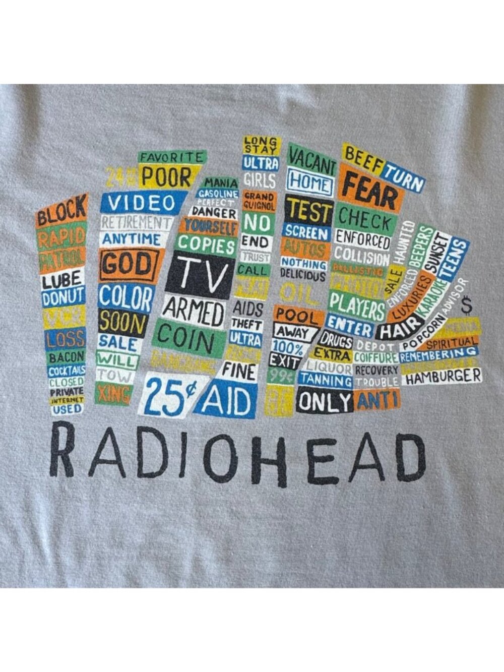 RADIOHEAD 2003 Hail to the Thief Tour T-Shirt Mens L Vintage Band Concert Tee - Picture 3 of 8